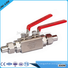 Stainless steel 1 inch full welded ball valve